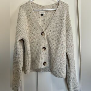 Universal Thread Textured Cream Cardigan